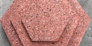 Red Terrazzo Tiles Size