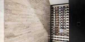 Travertine marble tiles for interior walls